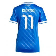 Real Madrid Rodrygo Goes #11 Tredjedrakt Kvinner 2025-26 Kortermet Real Madrid Rodrygo Goes #11 Tredjedrakt Kvinner 2025-26 Kortermet